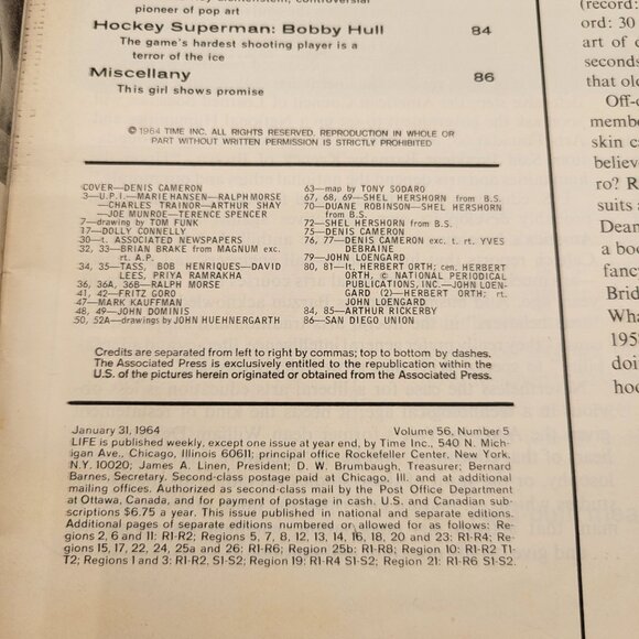 Life Magazine 1964 Charlie Chaplin's Daughter Debut Beatles John Glenn - Picture 4 of 5